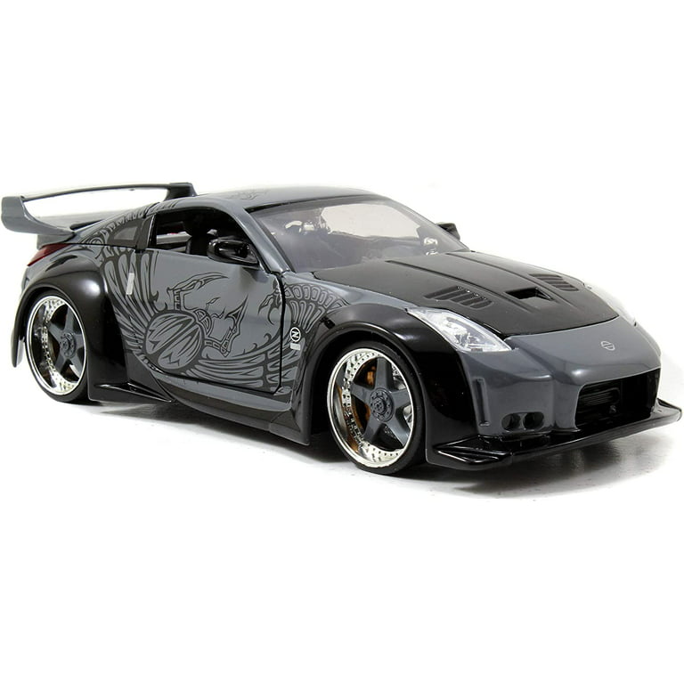 Jada Toys Fast & Furious 1:24 D.K.'S Nissan 350Z Die-Cast Car, Toys For  Kids And Adults, Grey And Black (97172) - Walmart.Com