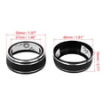 thumbnail image 3 of 2pcs Black Aluminum Alloy AC Climate Control Ring Knob Trim Cover for Toyota RAV4 2019-2020, 3 of 6