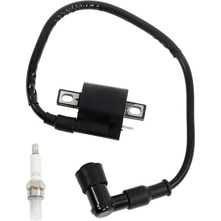 LABLT Motorcycle Ignition Coil with Spark Plug Replacement for Yamaha PW50 PY50