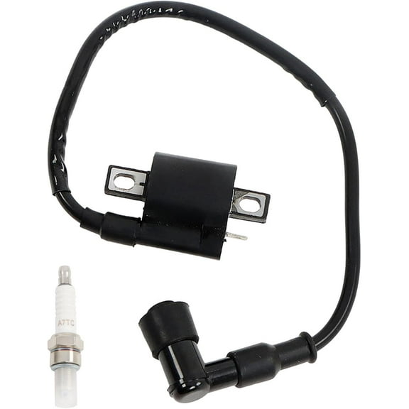LABLT Motorcycle Ignition Coil with Spark Plug Replacement for Yamaha PW50 PY50