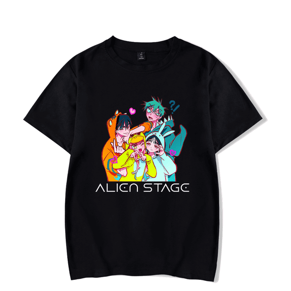 Alien Stage Merch T-Shirt Short Sleeve ALNST Casual Pajamas T Shirts Unisex Top Tee