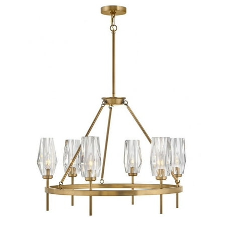 

Hinkley Lighting - Ana - 6 Light Medium Chandelier in Modern-Glam Style - 30