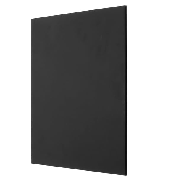Hoja de Polietileno de Peso Molecular Ultra Alto UHMW, Grosor de 1/16" 6" x 6'' Negro