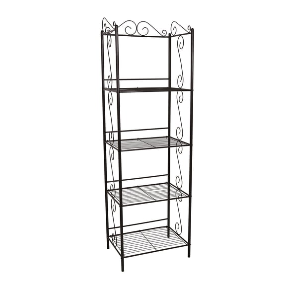 Monarch Bookcase 70"H / Copper Metal Etagere