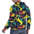 thumbnail image 6 of Sikiie Colorful Sharks Men's Hoodie, Essentials Hoodie, Sweatshirt, Pullover Hooded Sweatshirt for Men-4X-Large, 6 of 7