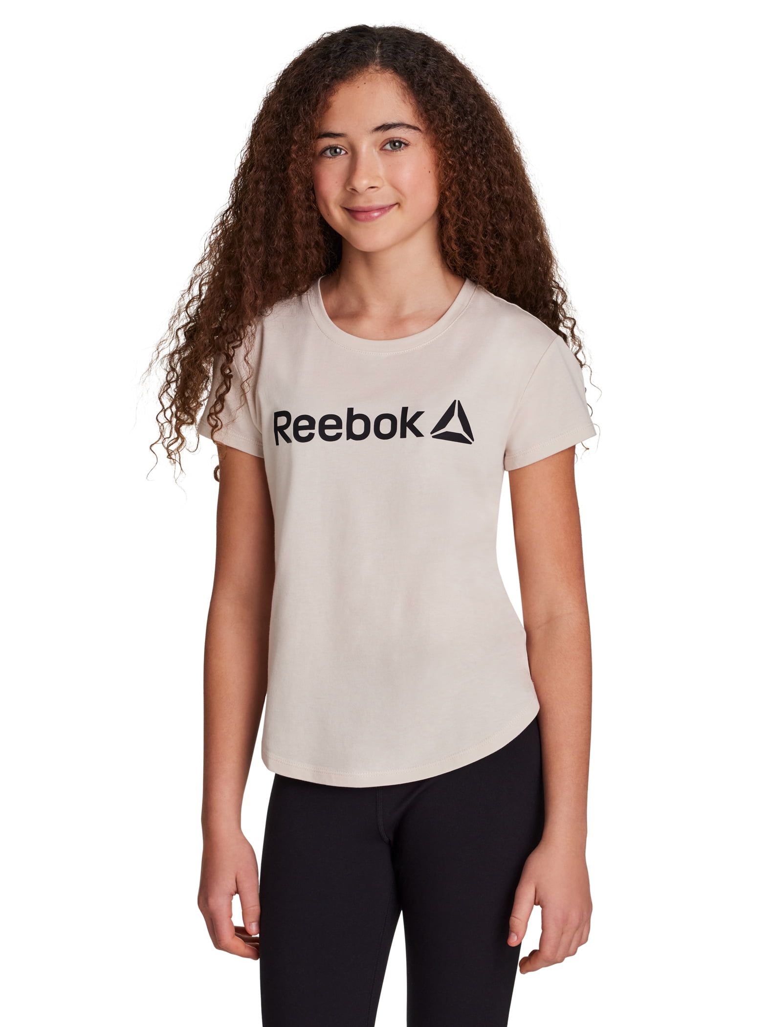 Reebok Girl’s Athletic Identity 2-Pack Short Sleeve T-Shirt, Sizes 4-18