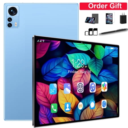 2024 10.1 in Tablet 12GB+256GB Octa-Core Android 13 Tablet 8000mAh 8MP+13MP LTE
