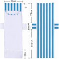 thumbnail image 4 of Bewildely La toalla de la tumbona de la piscina cubre la tela de la microfibra al aire libre descansando y relajándose junto al agua Toallas y Paños Líneas YT3267, 4 of 6