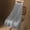 Silver, variant on Elowen Fashionable Color Elastic Waist Skirts for Women Satin Pleated High Waist A-line Loose Half Dress Black L