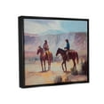 thumbnail image 3 of Stupell Industries Desert Cowboys Horses Landscape Animals & Insects Painting Black Floater Framed Art Print Wall Art, 3 of 6