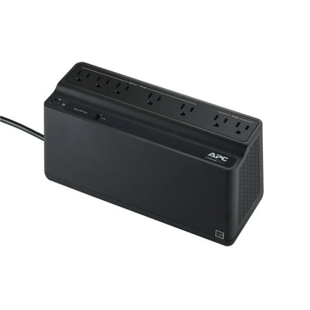 APC UPS Battery Backup, 650VA UPS with 5 Backup Battery Outlets, USB Charging Port, BW650U1 Back-UPS