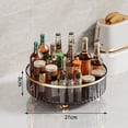thumbnail image 1 of Kitchen Transparent Rotating Storage Rack Organizer 360 Degree Rotating Heightened Round Large Space Turntable, 1 of 8