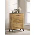 thumbnail image 2 of Kaywood 4-drawer Bedroom Chest of Drawers Natural Pine, 2 of 15