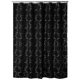 thumbnail image 1 of Cortina de ducha con diseño de pared negra resistente al agua y con ganchos para decoración de baño con estilo, 1 of 8