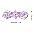 thumbnail image 2 of unbranded Para Morado Con Y Resorte Seguro Para Mujer Accesorio Y, 2 of 8