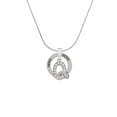 thumbnail image 2 of Delight Jewelry Silvertone Crystal Initial - Q - Hero Ring Charm Necklace, 18", 2 of 4