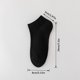 thumbnail image 4 of 5/6/7/10 pares de calcetines náuticos invisibles de corte bajo de silicona antideslizantes calcetines tobilleros invisibles de verano Color sólido Casual transpirable, 4 of 5