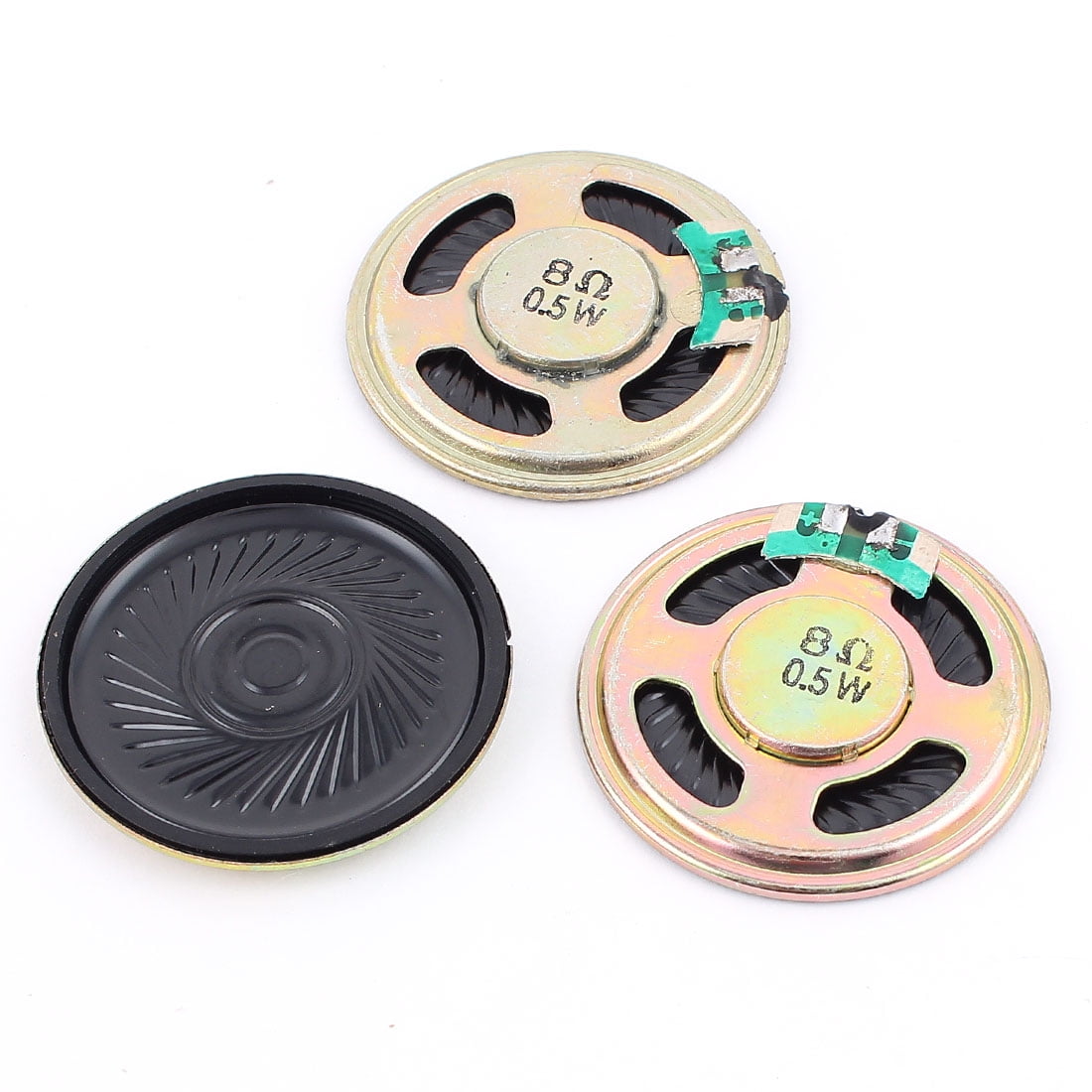 3Pcs 0.5W 8 Ohm Internal Mini Music Loudspeaker Speaker 40mm Dia