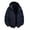 Dark Blue, variant on Sentmoon Coat for Men Solid Color Long Sleeve Mens Windbreaker Oversized Zipper Waterproof Hoodies for Men with Pockets Fall and Winter Stylish for Walking and Daily M