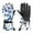 Black & Grey Print, variant on American Trends Ski Gloves for Boys Girls Touchscreen Gloves Toddler Snow Gloves Women Men Winter Waterproof Gloves for Women Men Warm Windproof Gloves L Blue Print
