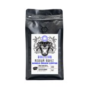 BigSales4U Brazilian Medium Roast Whole Bean Coffee, 12 Ounce, Organic, Single Origin