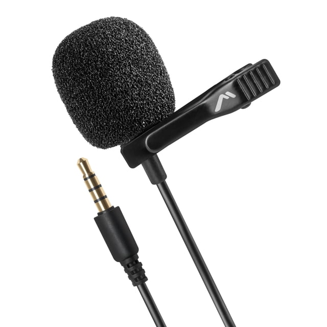 Mini micrófono portátil Mitzu 12-0012 tipo esponja 3,5 mm