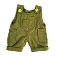 thumbnail image 2 of LeeQinersw Doll Clothes Romper Doll Outifits Soft for Little Girls Detachable Stylish Gifts Green, 2 of 9