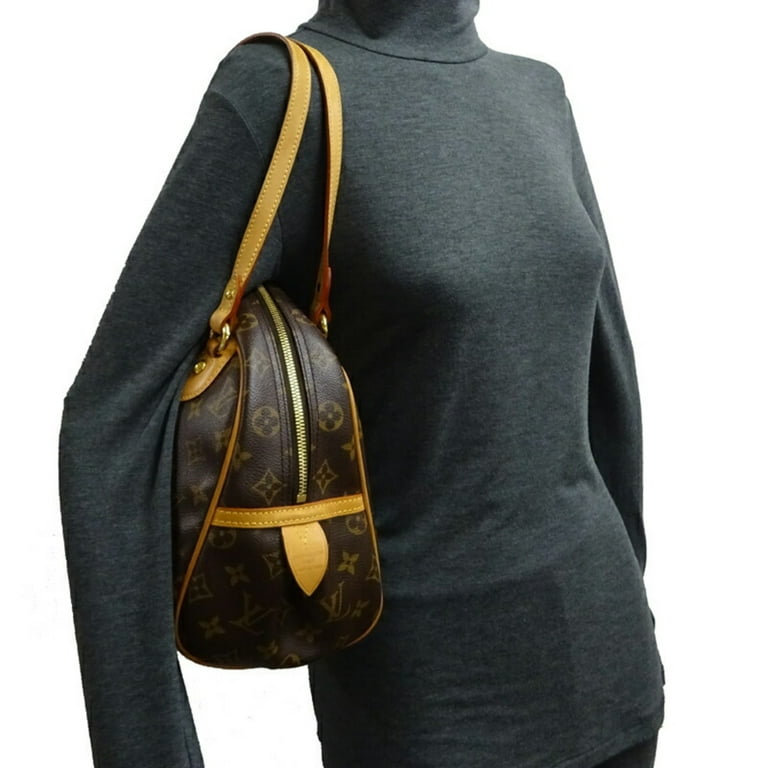 Louis Vuitton Montorguiel shoulder handbag Satchel authentic Pre-owned