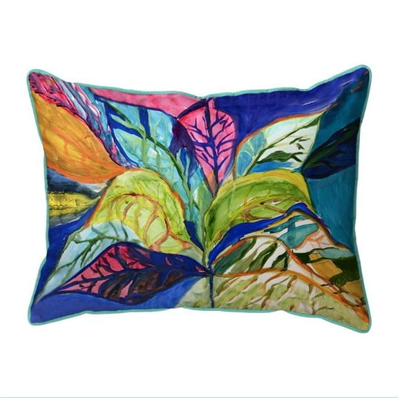 Summer Leaves Large Indoor & Outdoor Pillow - 16 x 20 in.