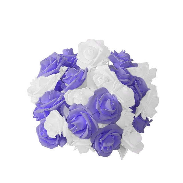uhnmki Guirlande Lumineuse à Fleurs à Piles Lumières Roses pour Décoration de Chambre Cheminée
