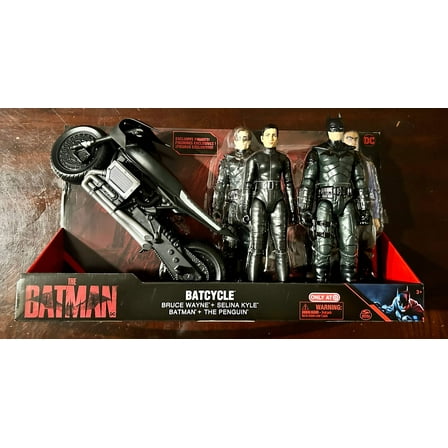 Spin Master Games Collectible Batman Batcycle Action Figures, Black, 2 66 lb