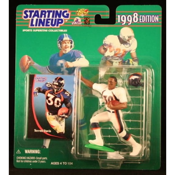 1998 Terrell Davis White Jersey SLU 5 Inch Figure