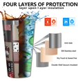 thumbnail image 3 of 16oz Tumblers Red Plaid Dog Jigsaw Puzzle Stainless Steel Vacuum Insulated Double Wall Travel Tumbler Cups Mug with Lid and Straw,Cleaning Brush for Coffee,Tea, 3 of 4