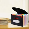 thumbnail image 2 of ZOUYUE 24 Pocket Expanding File Folder, Premium Monthly Document Organizer, Accordian File Folder Organizer, Accordion Folder, Letter A4 Paper Document Storage Organizer, 2 of 7
