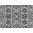 thumbnail image 1 of Ahgly Company Indoor Rectangle Patterned Gray Cloud Gray Area Rugs, 2' x 5', 1 of 6
