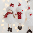 thumbnail image 4 of Adornos de árbol de Navidad con forma de ángel de Año Nuevo, colgantes, decoración navideña para el hogar, regalo de Navidad de Papá Noel 2023, 4 of 5