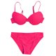 thumbnail image 2 of Gibobby Trajes de Baño Mujer Traje de baño de mujer Push Up Traje de baño Bikini brasileño Conjunto Retro Beach Bathing(Rosa,G), 2 of 4