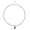 Purple, variant on 3-4mm Purple Cultured Pearl Necklace with Purple Zircon Pendant, 925 Sterling Silver Adjustable Chain, Elegant Jewelry Gift for Women