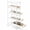 20.5cm Wide, variant on Panapinka Rolling Storage Cart on Wheels, Rolling Cart Organizer with Pull-Out Basket & Tabletop, 5 Tier Kitchen Cart Saving-Space for Kitchen Living Room Pantry