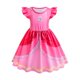 thumbnail image 3 of BCBL Niños Princesa Melocotón Vestido De Disfraces Para Niñas Halloween Super Mario Cosplay Fiesta 2 10 Años, 3 of 4