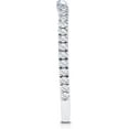 thumbnail image 4 of Dazzlingdaimonds Jewels 2.00 Ct Round Cut White Diamond Engagement Wedding Promise Eternity Band Ring 14K White Gold Plated 925 Sterling Silver For Women's -9, 4 of 4