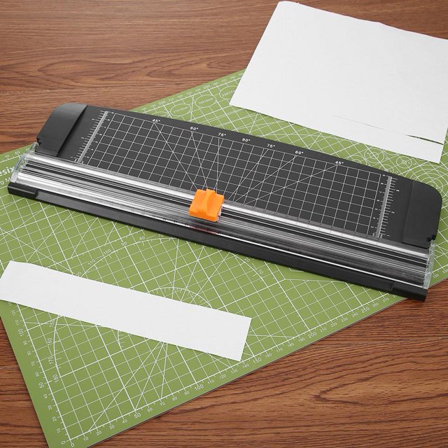 Mini recortadora de papel Ndcxsfigh A4 Portátil para cortadora de fotos
