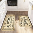 thumbnail image 2 of Kitchen Rules Kitchen Mat Set of 2, Kitchen Mats for Floor, Farmhouse Kitchen Rugs and Mats Non Skid Washable, Decorative Kitchen Floor Mats Non Slip, Kitchen Runner Rug Carpet 17x29 and 17x47 Inch, 2 of 6