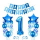 thumbnail image 1 of KAKOWELY 1 juego de globos de aluminio con números para cumpleaños, suministros para fiestas, globos de cumpleaños, 1 of 5