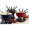 thumbnail image 5 of Juego de fondue de hierro fundido Swissmar F66541 Lucerne de 10 piezas, azul índigo, 5 of 5