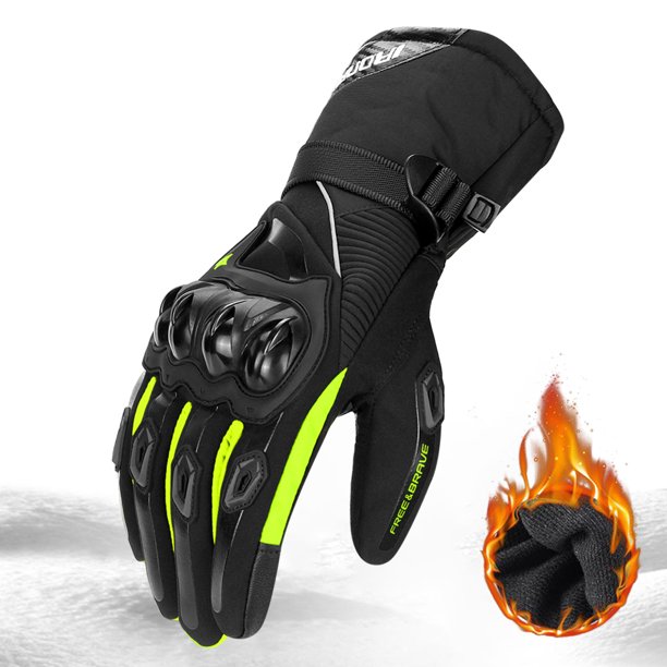 Guantes de Moto impermeables a prueba de viento, manoplas de dedo completo para montar en Moto, pantalla táctil, Motocross, Invierno