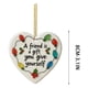 thumbnail image 4 of shyuyusa Heart-Shaped Acrylic Hanging Decor - Exquisite Flat Ornament For Warm Home Decoration And Gifts, 4 of 6