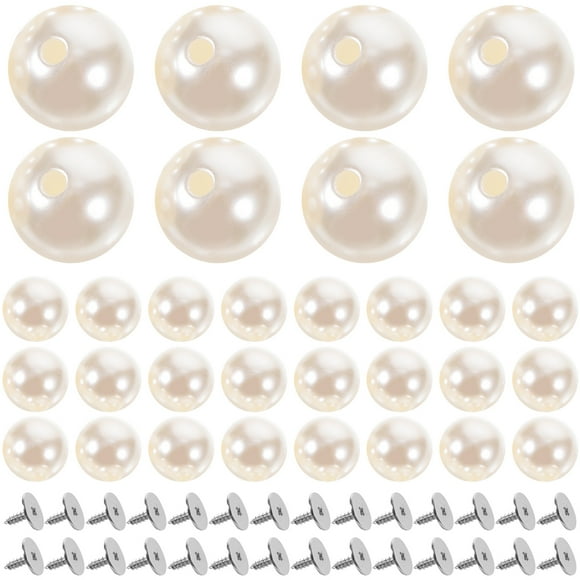 50 Uds. Botones de perlas delicados botones de perlas DIY sin botones para coser ropa botones de perlas