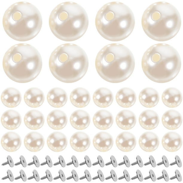 50 Uds. Botones de perlas delicados botones de perlas DIY sin botones para coser ropa botones de perlas