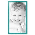 thumbnail image 2 of ArtToFrames 21" x 38" Turquoise Picture Frame, 21x38 inch Blue Wood Poster Frame (WOM-4588), 2 of 8